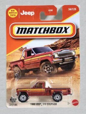 Matchbox 1980 Jeep J10 Stepside RED